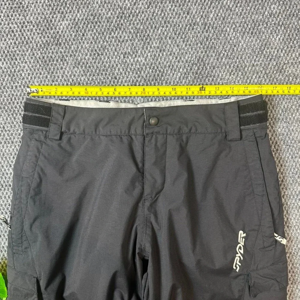 Spyder Black Insulated Ski Snow Pants Cargo Winter